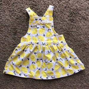 Girls dress with lemons